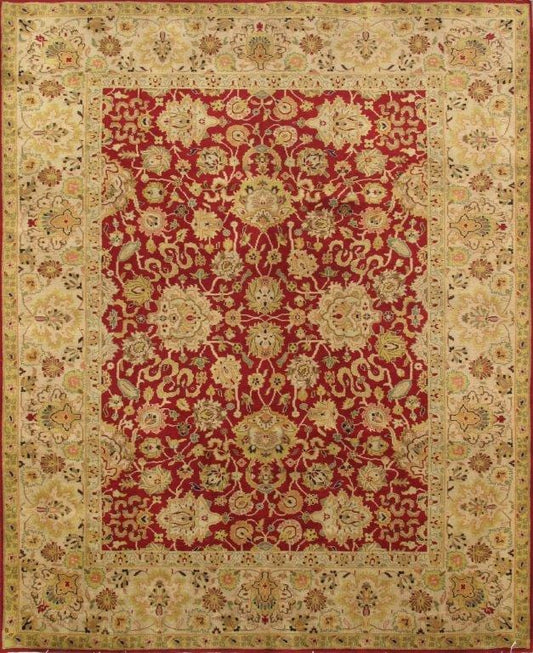 Sultanabad Collection Hand-Knotted Lamb's Wool Area Rug- 8' 0" X 9' 9"