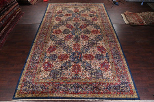 Antique Vegetable Dye 12x20 Agra Taj-Mahal Oriental Area Rug