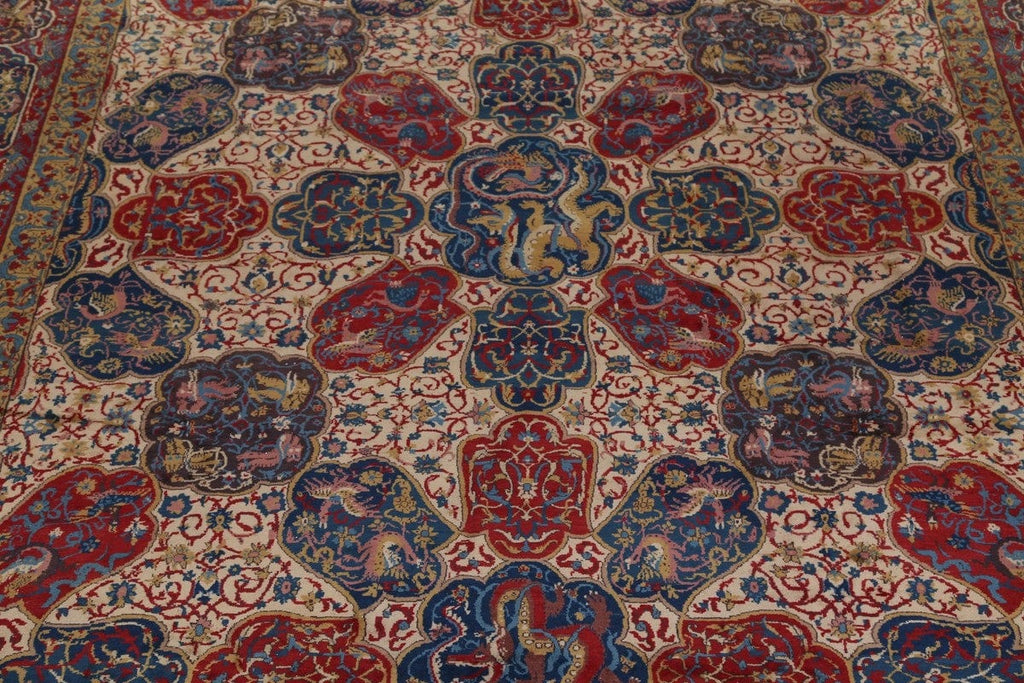 Antique Vegetable Dye 12x20 Agra Taj-Mahal Oriental Area Rug