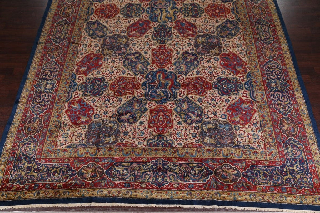 Antique Vegetable Dye 12x20 Agra Taj-Mahal Oriental Area Rug