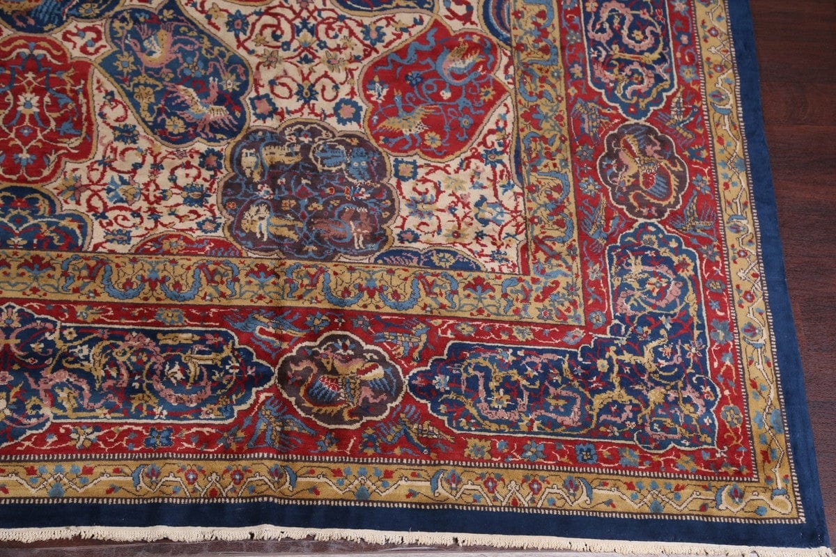 Antique Vegetable Dye 12x20 Agra Taj-Mahal Oriental Area Rug