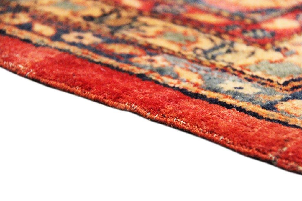 Antique Ferehan Collection Rust Lamb's Wool Area Rug-13'10" X 20' 3"