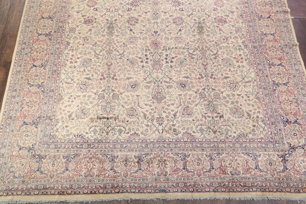 Antique 12x16 Kerman Persian Area Rug