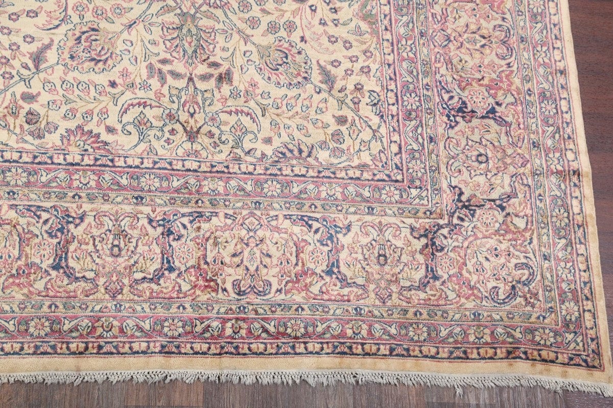 Antique 12x16 Kerman Persian Area Rug