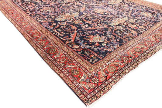 Antique Sultanabad Colletion Hand-Knotted Lamb's Wool Area Rug- 11' 6" X 18' 6"