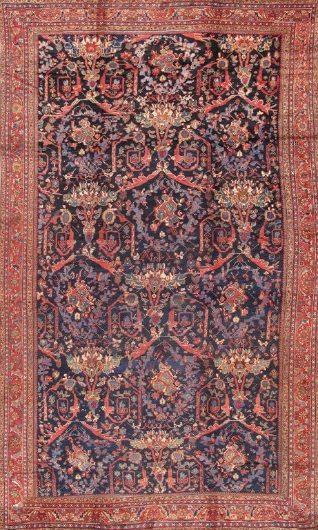 Antique Sultanabad Colletion Hand-Knotted Lamb's Wool Area Rug- 11' 6" X 18' 6"