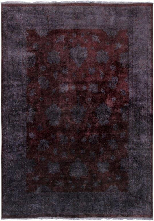 Turkish Overdyes Collection Hand-Knotted Lamb's Wool Area Rug- 9' 9" X 13' 9"