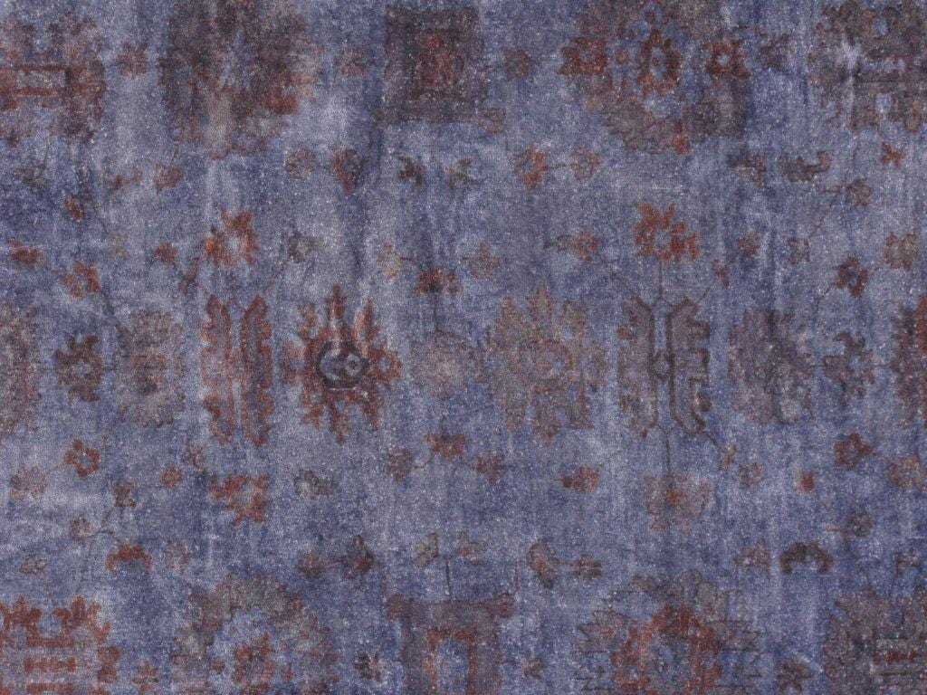 Turkish Overdye Collection Hand-Knotted Lamb's Wool Area Rug-11'11" X 12' 4"