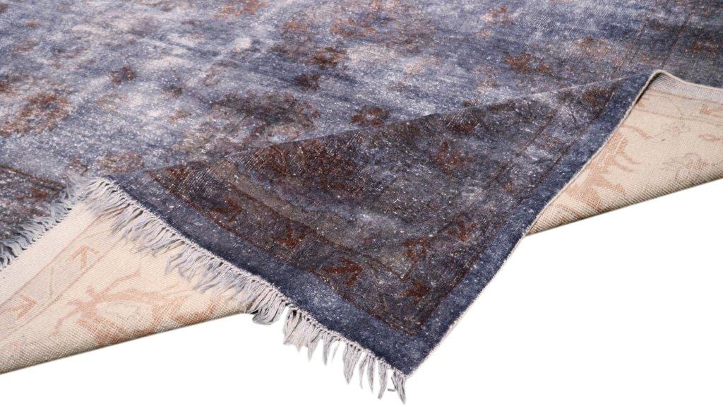 Turkish Overdye Collection Hand-Knotted Lamb's Wool Area Rug-11'11" X 12' 4"