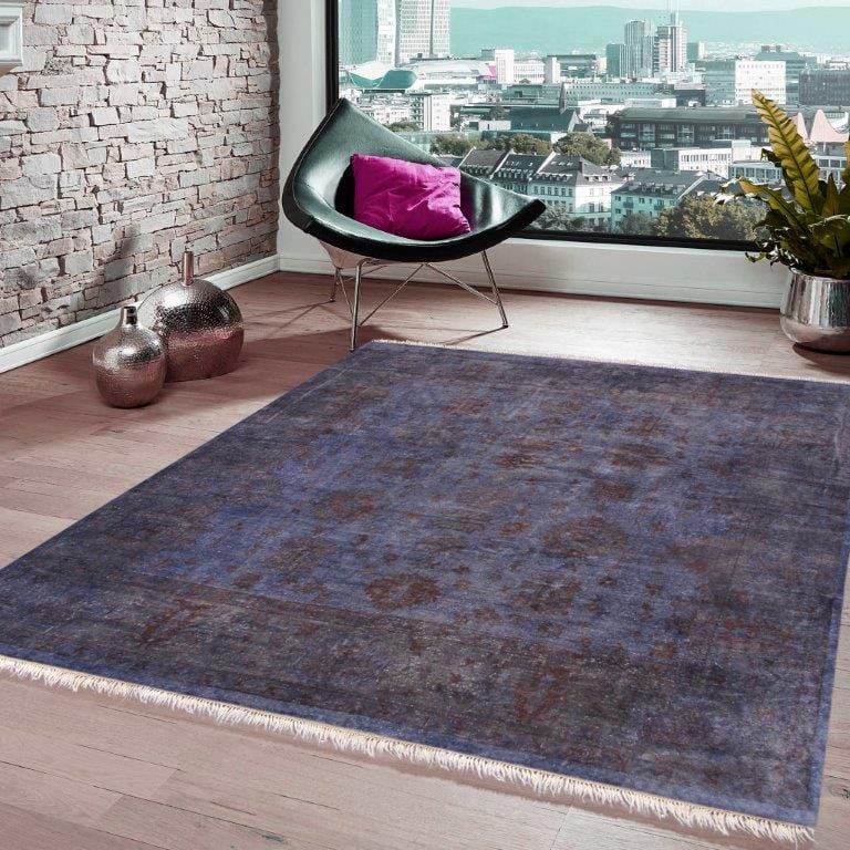 Turkish Overdye Collection Hand-Knotted Lamb's Wool Area Rug-11'11" X 12' 4"