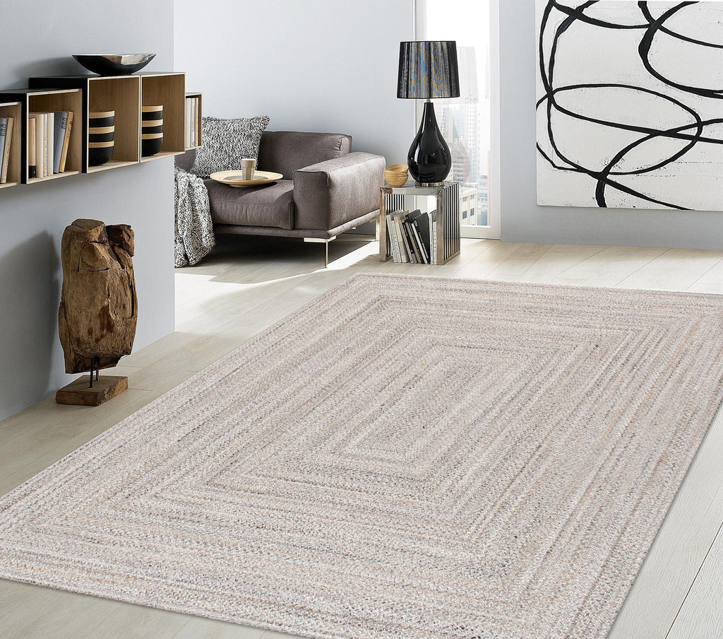 Sagres Hand Braided Indoor/Outdoor Grey Area Rug-10' 0'' X 14' 0''