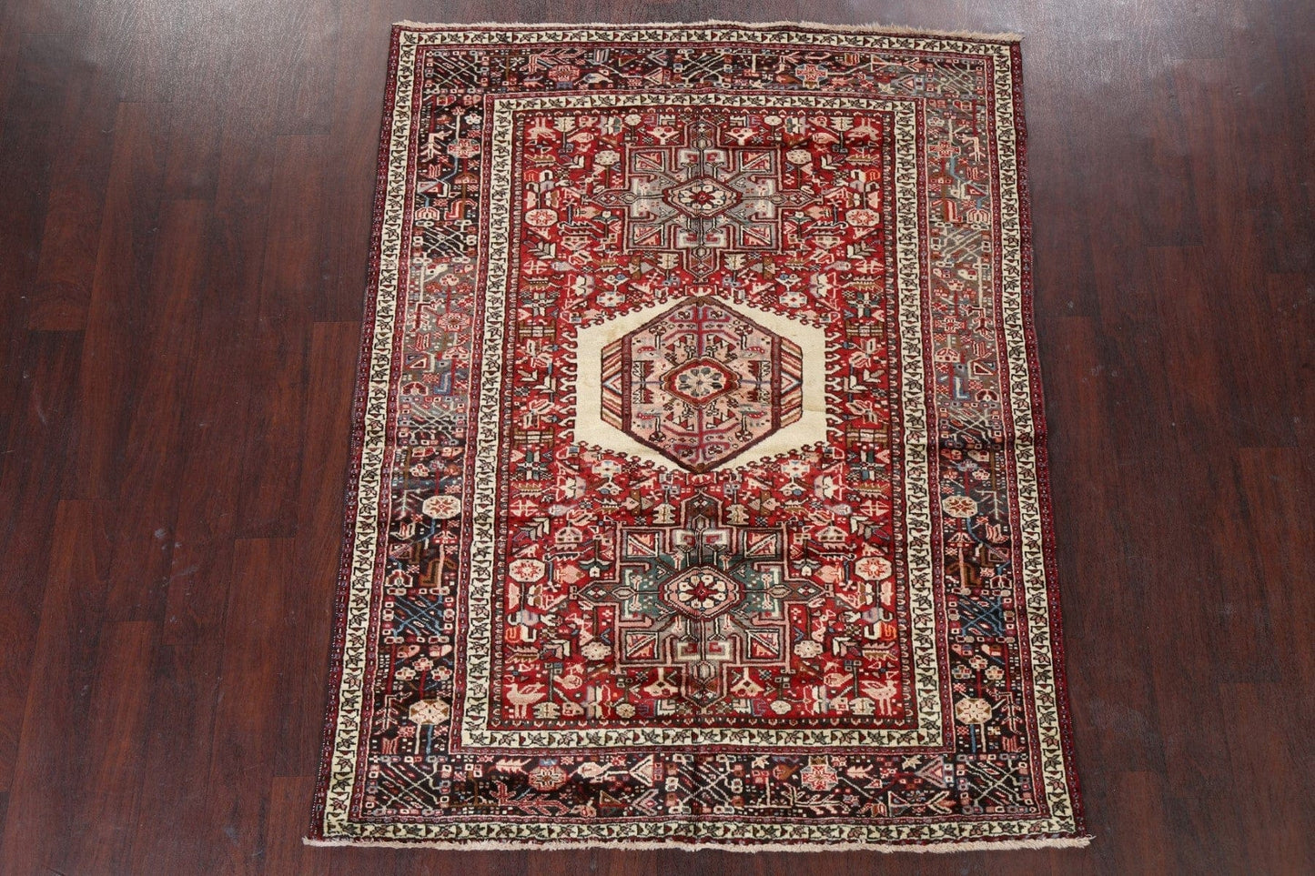 5x6 Gharajeh Persian Area Rug