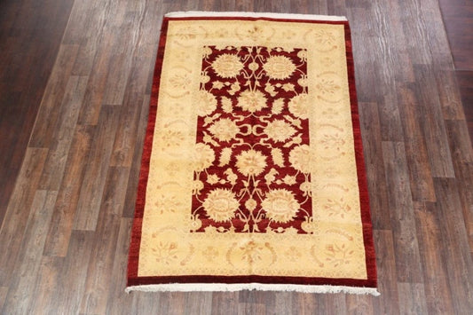 All-Over Floral Sarouk Persian Area Rug 6x9