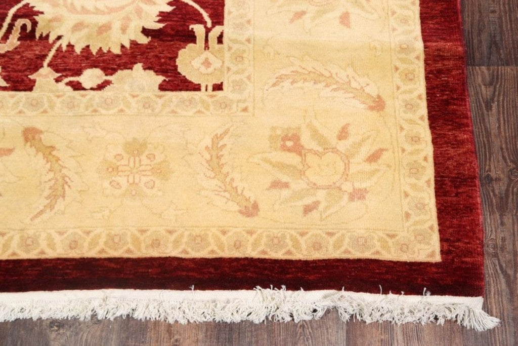 All-Over Floral Sarouk Persian Area Rug 6x9