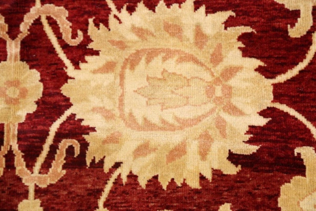 All-Over Floral Sarouk Persian Area Rug 6x9