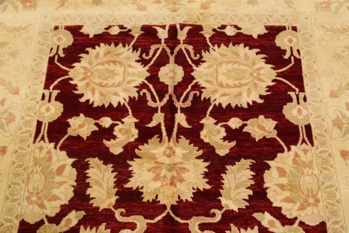 All-Over Floral Sarouk Persian Area Rug 6x9