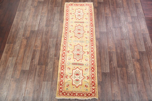 Floral Sarouk Persian Runner Rug 3x10