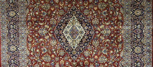 10x14 Kashan Persian Area Rug