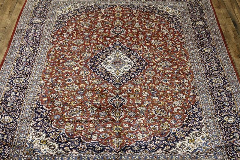 10x14 Kashan Persian Area Rug