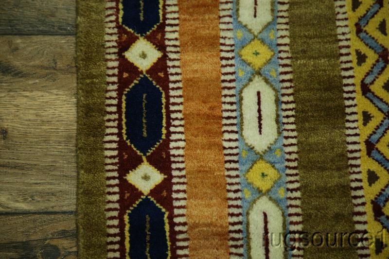 5x7 Gabbeh Moharramat Persian Area Rug