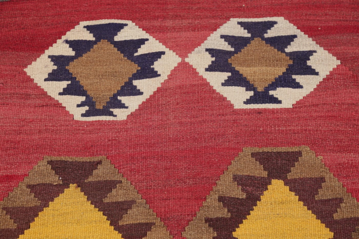 Geometric Kilim Shiraz Persian Area Rug 4x7