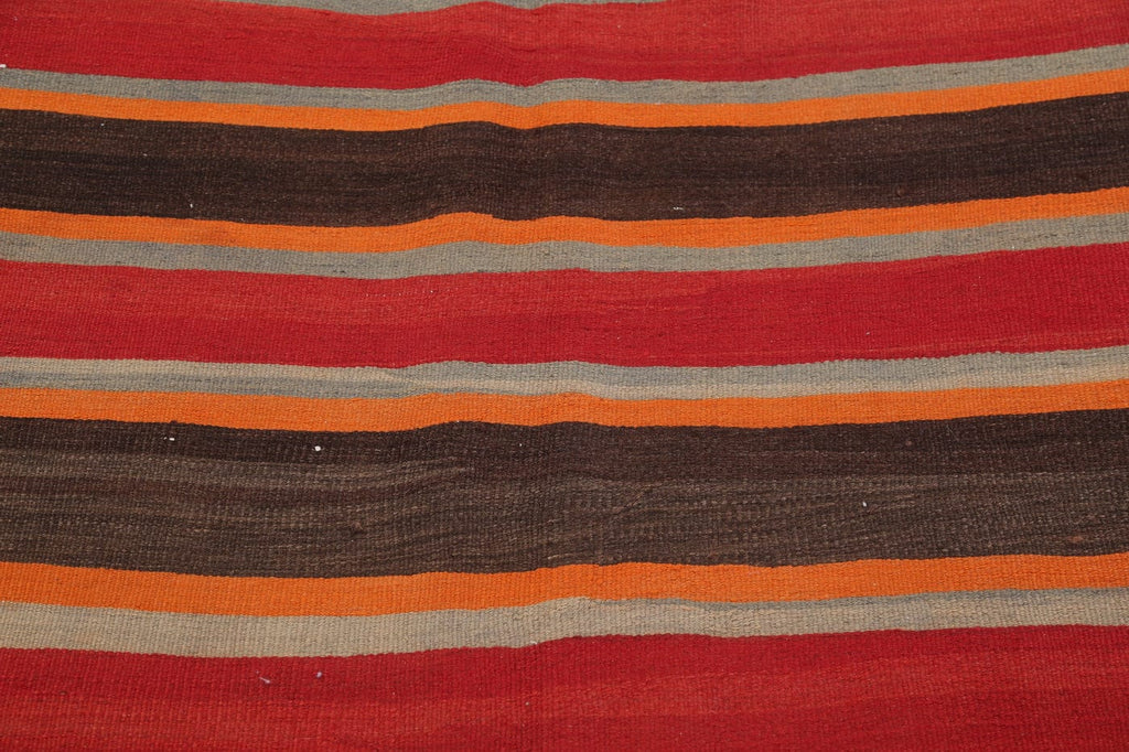 Stripe Kilim Shiraz Persian Runner Rug 5x11