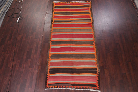 Stripe Kilim Shiraz Persian Runner Rug 5x11