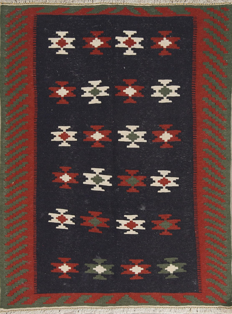 Geometric Kilim Kashkoli Persian Area Rug 4x6