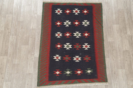 Geometric Kilim Kashkoli Persian Area Rug 4x6