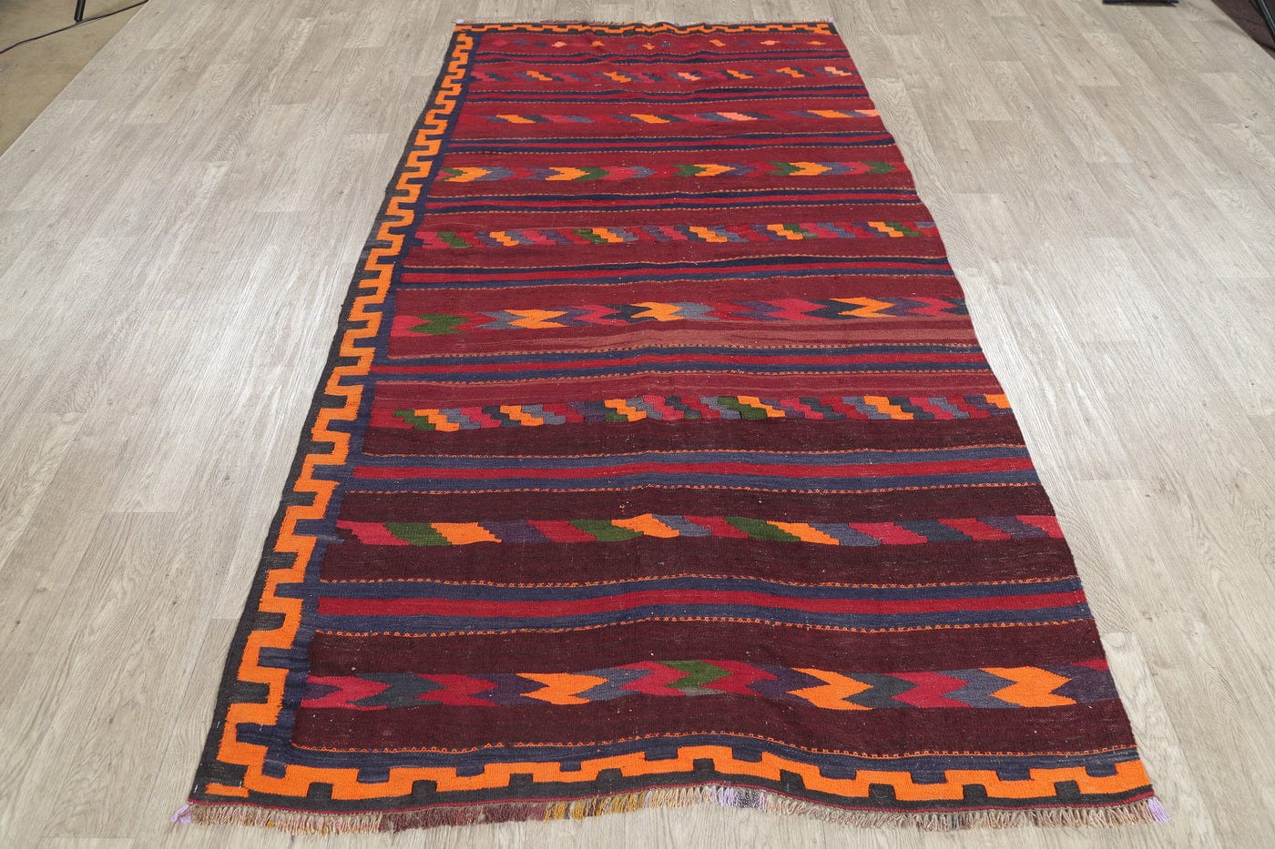 Geometric Kilim Kashkoli Persian Area Rug 5x9