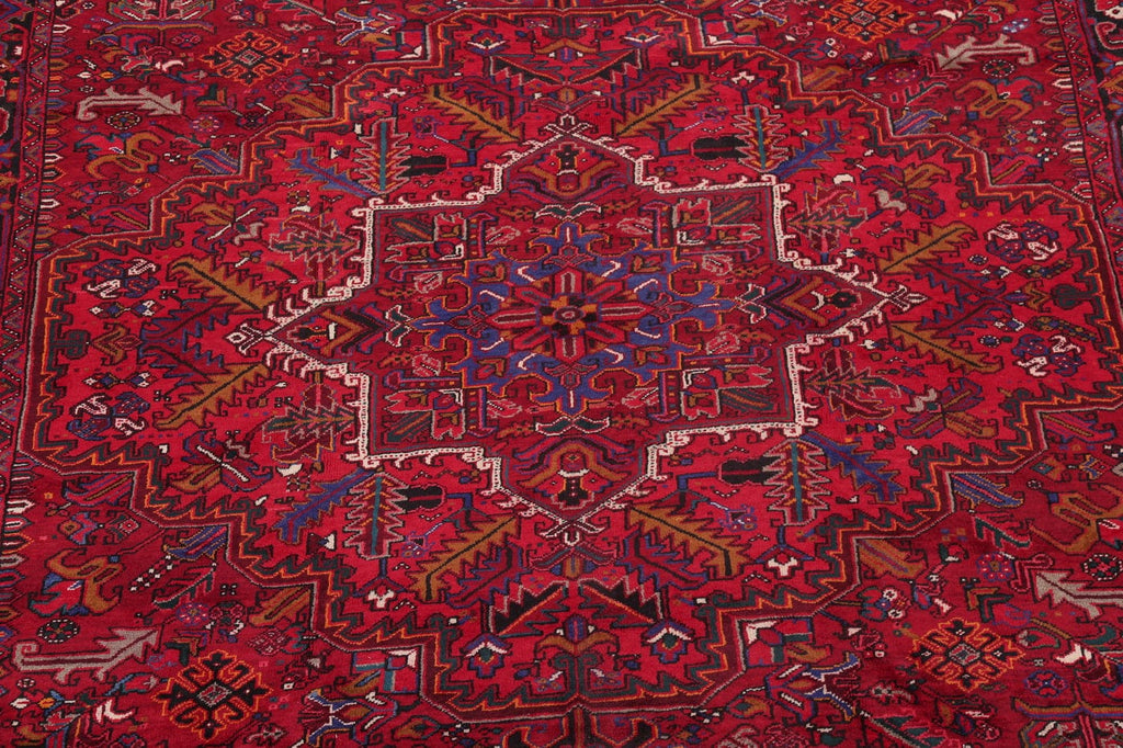 Geometric Heriz Persian Area Rug 10x13