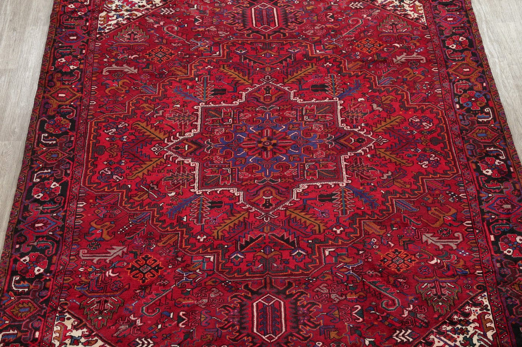 Geometric Heriz Persian Area Rug 10x13