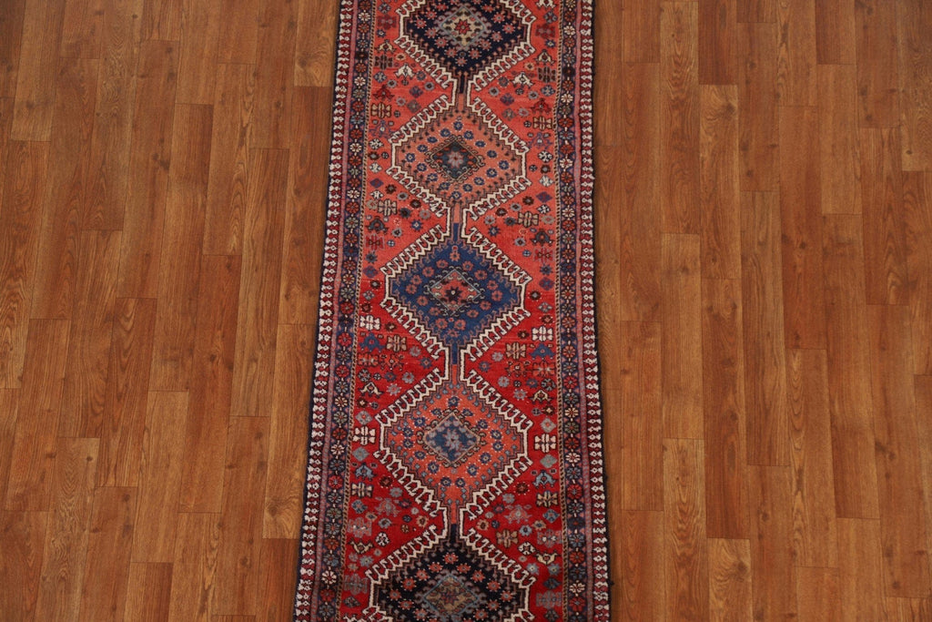 Red Wool Yalameh Persian Area Rug 3x6