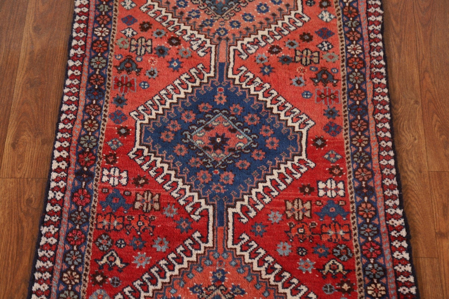 Red Wool Yalameh Persian Area Rug 3x6