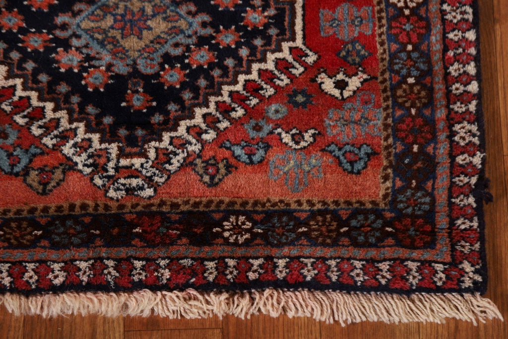 Red Wool Yalameh Persian Area Rug 3x6