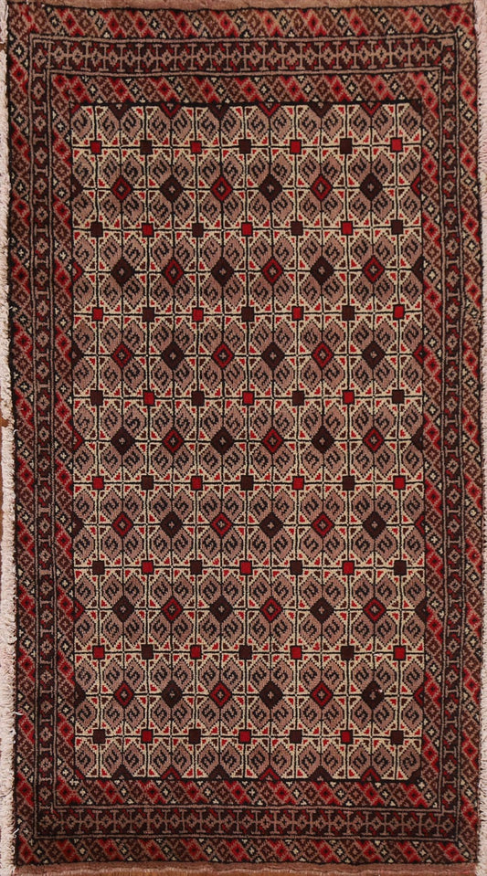 Geometric Turkoman Persian Rug 2x3