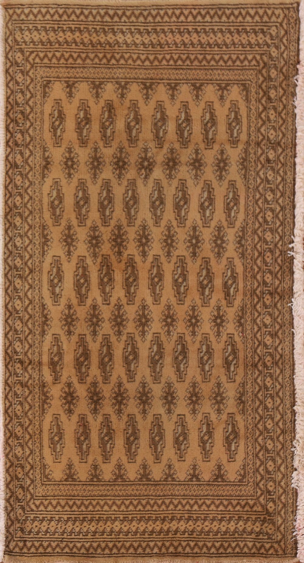 Geometric Turkoman Persian Rug 2x4