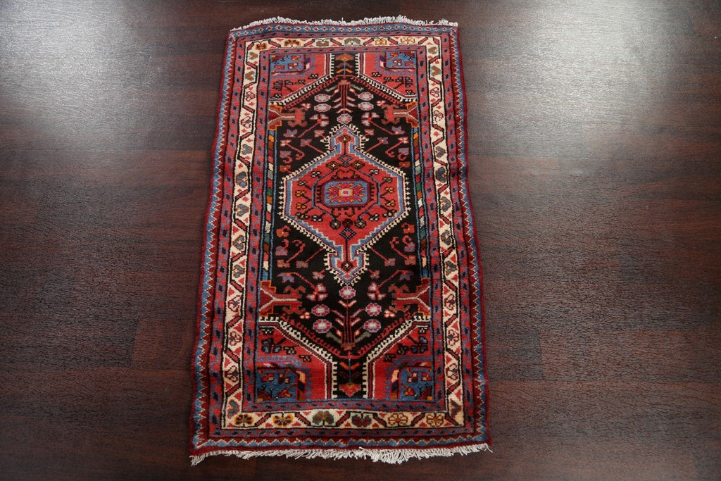 Geometric Hamedan Persian Rug 2x4