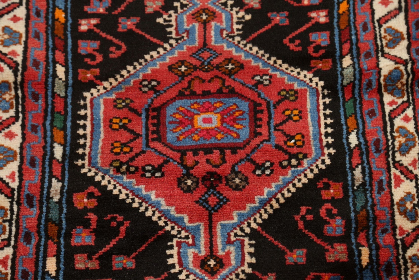 Geometric Hamedan Persian Rug 2x4