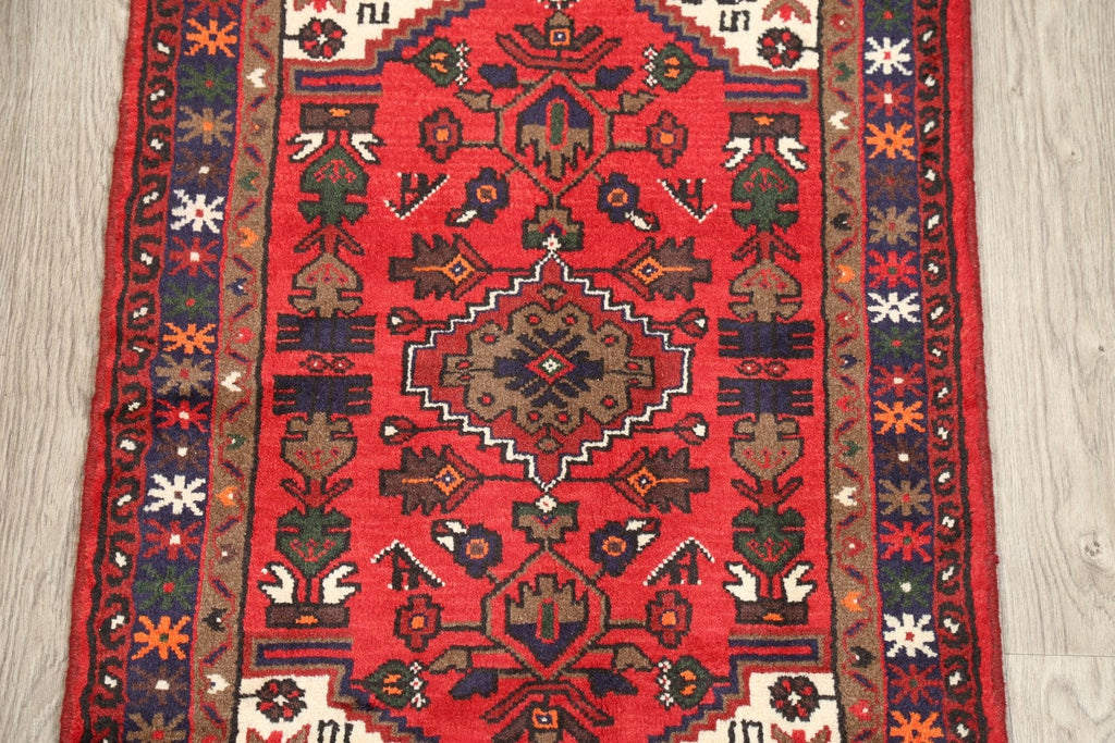 Tribal Hamedan Persian Wool Rug 3x4