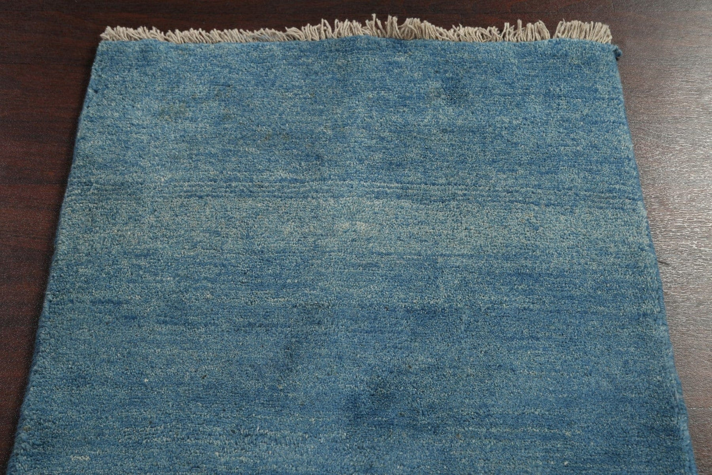 Blue Gabbeh Persian Runner Rug 3x9