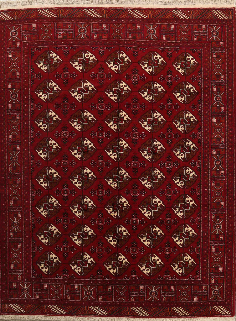 Geometric Balouch Persian Area Rug 7x10