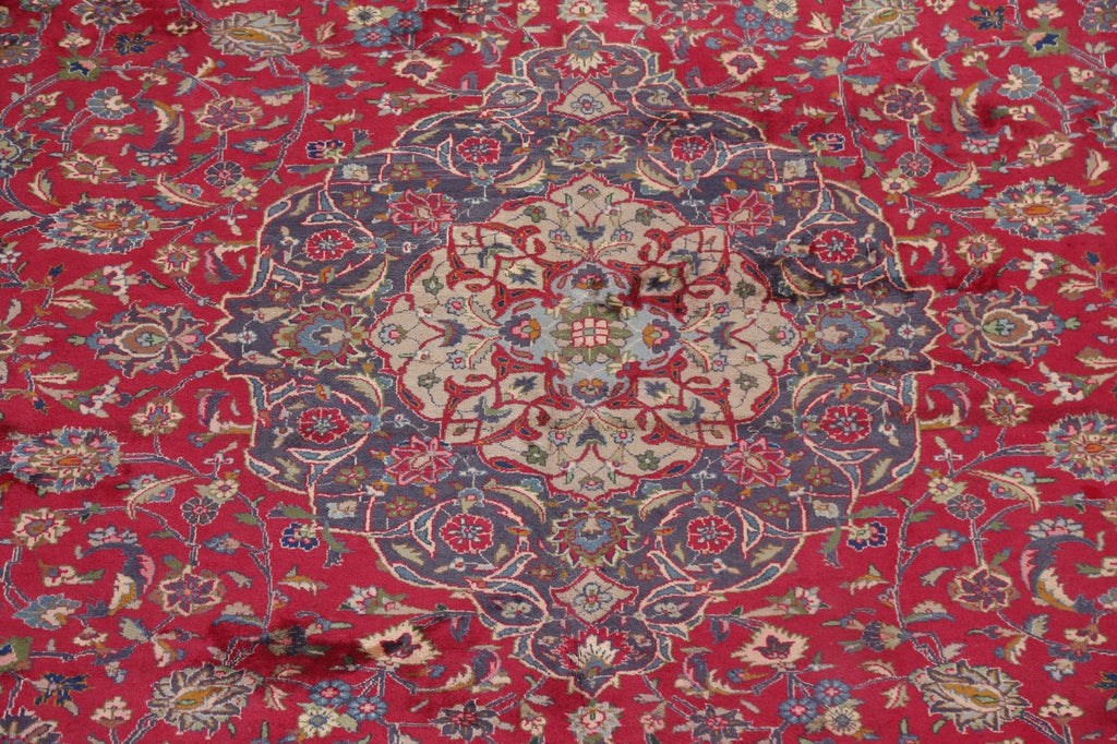 Traditional Red Wool Kashmar Persian Rug 10x13