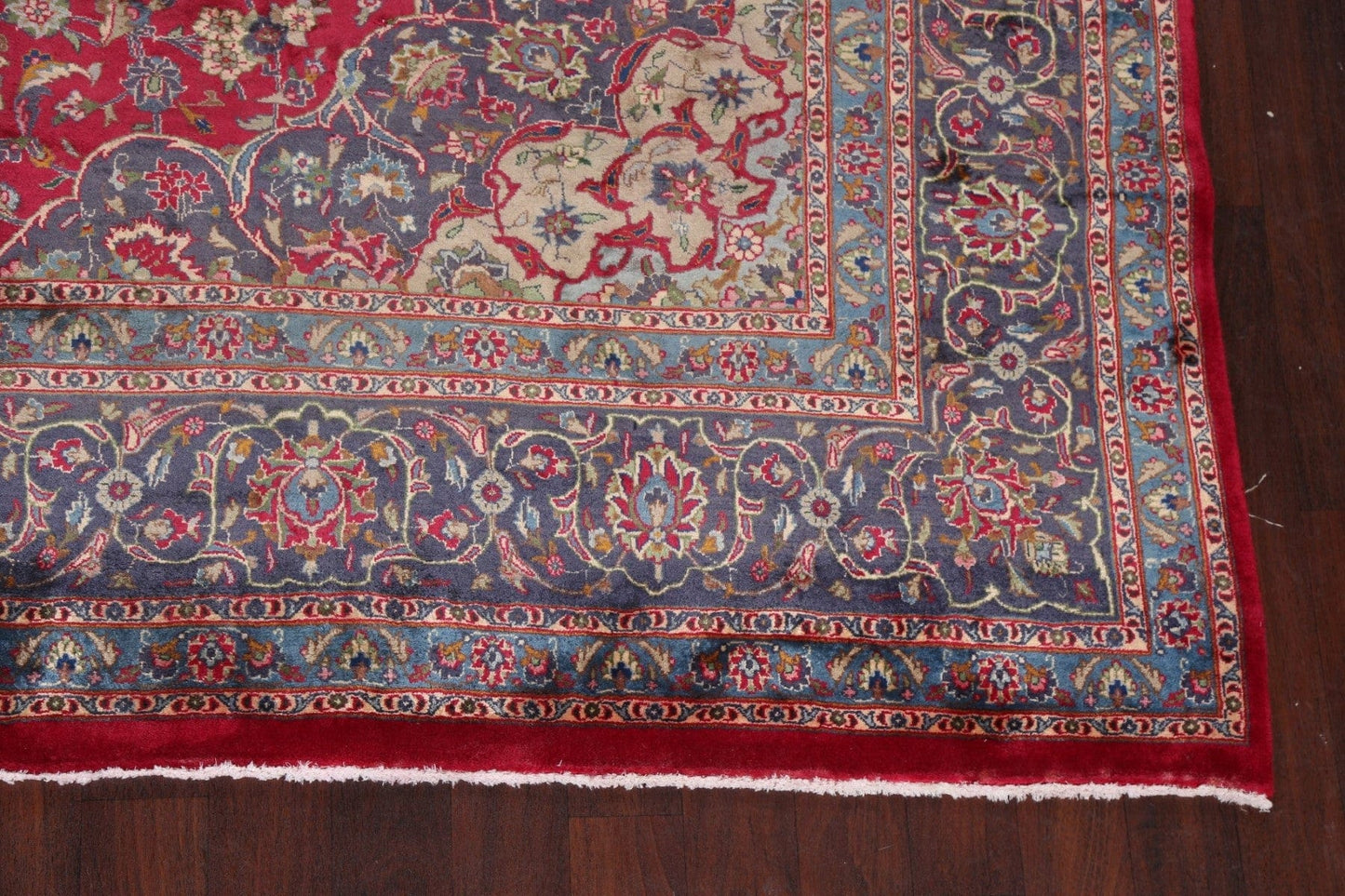 Traditional Red Wool Kashmar Persian Rug 10x13