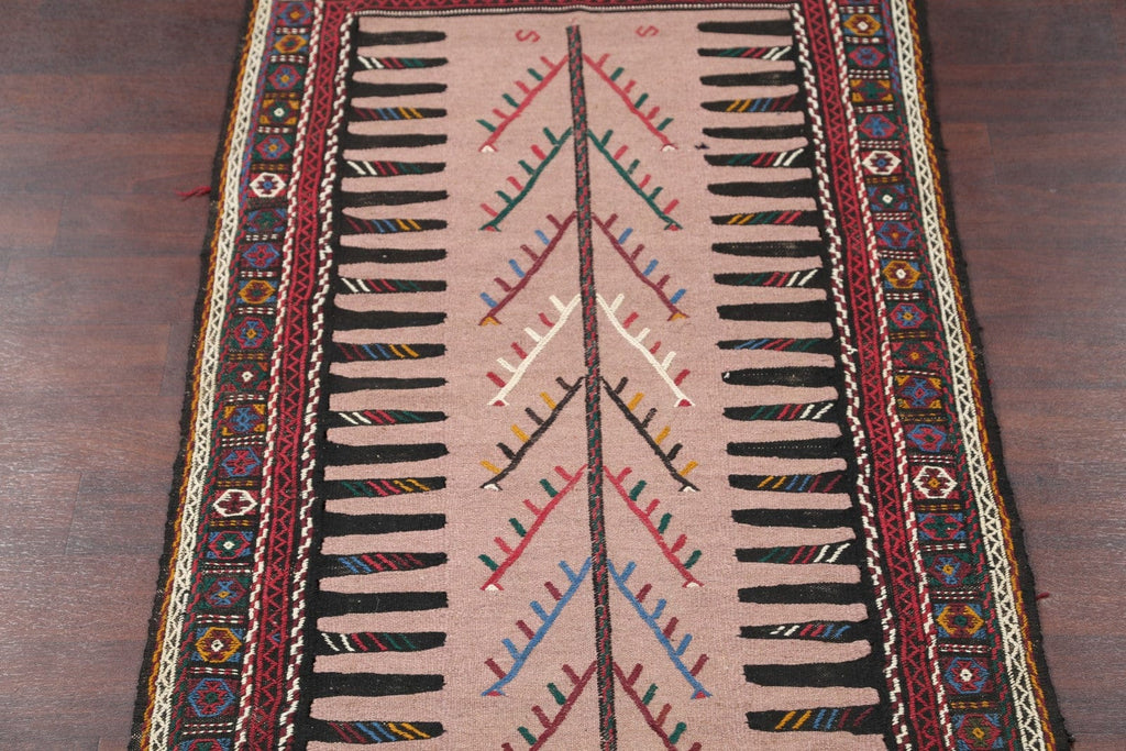 Tribal Senneh Shiraz Persian Area Rug 3x6