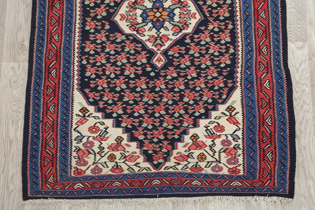 Geometric Senneh Persian Area Rug 3x5