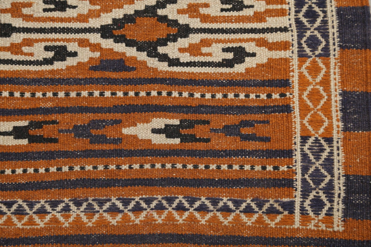 Geometric Kilim Balouch Persian Area Rug  4x6