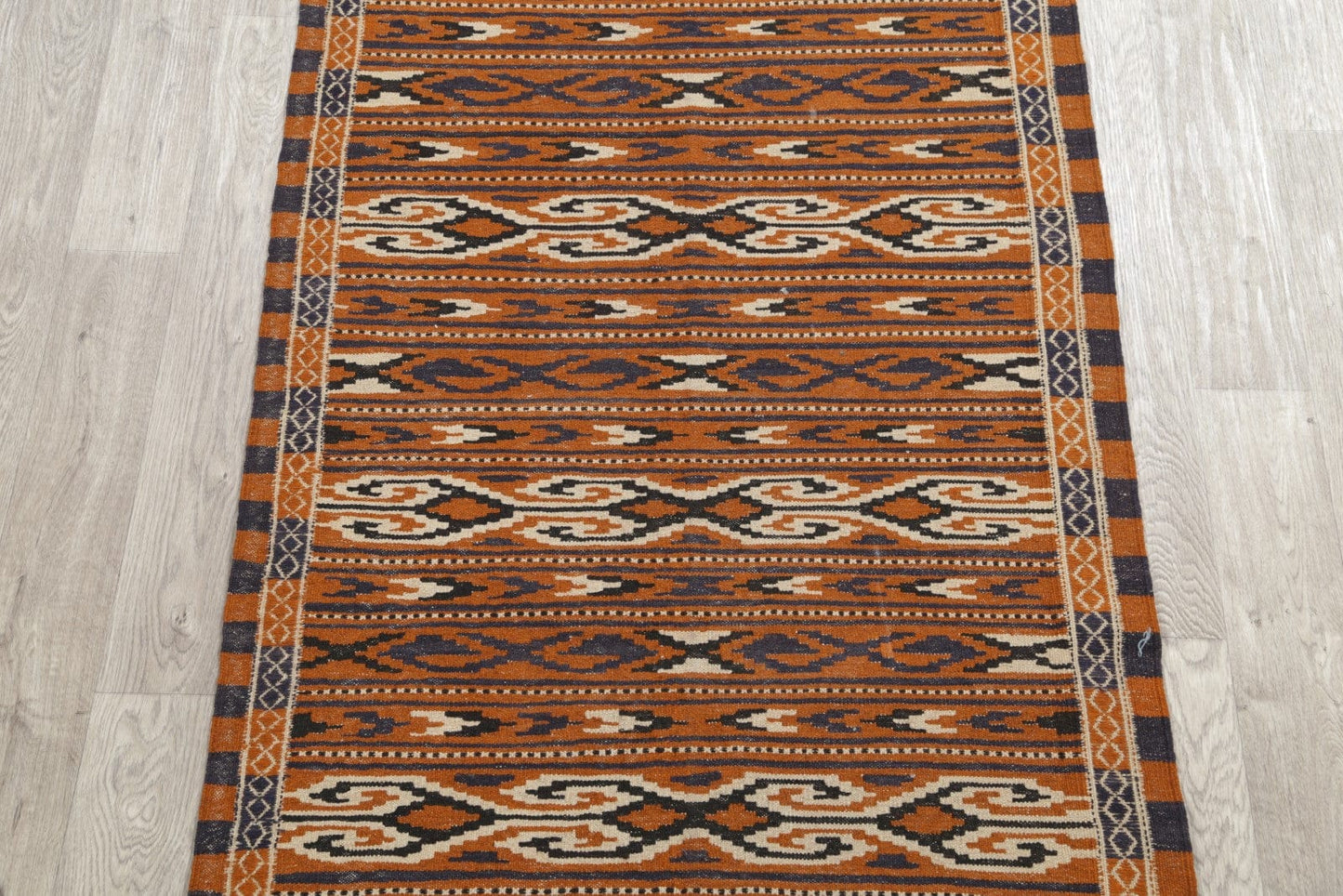 Geometric Kilim Balouch Persian Area Rug  4x6