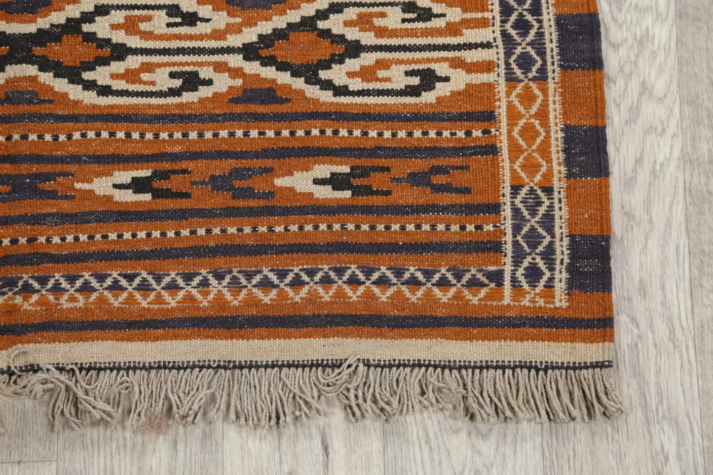 Geometric Kilim Balouch Persian Area Rug  4x6