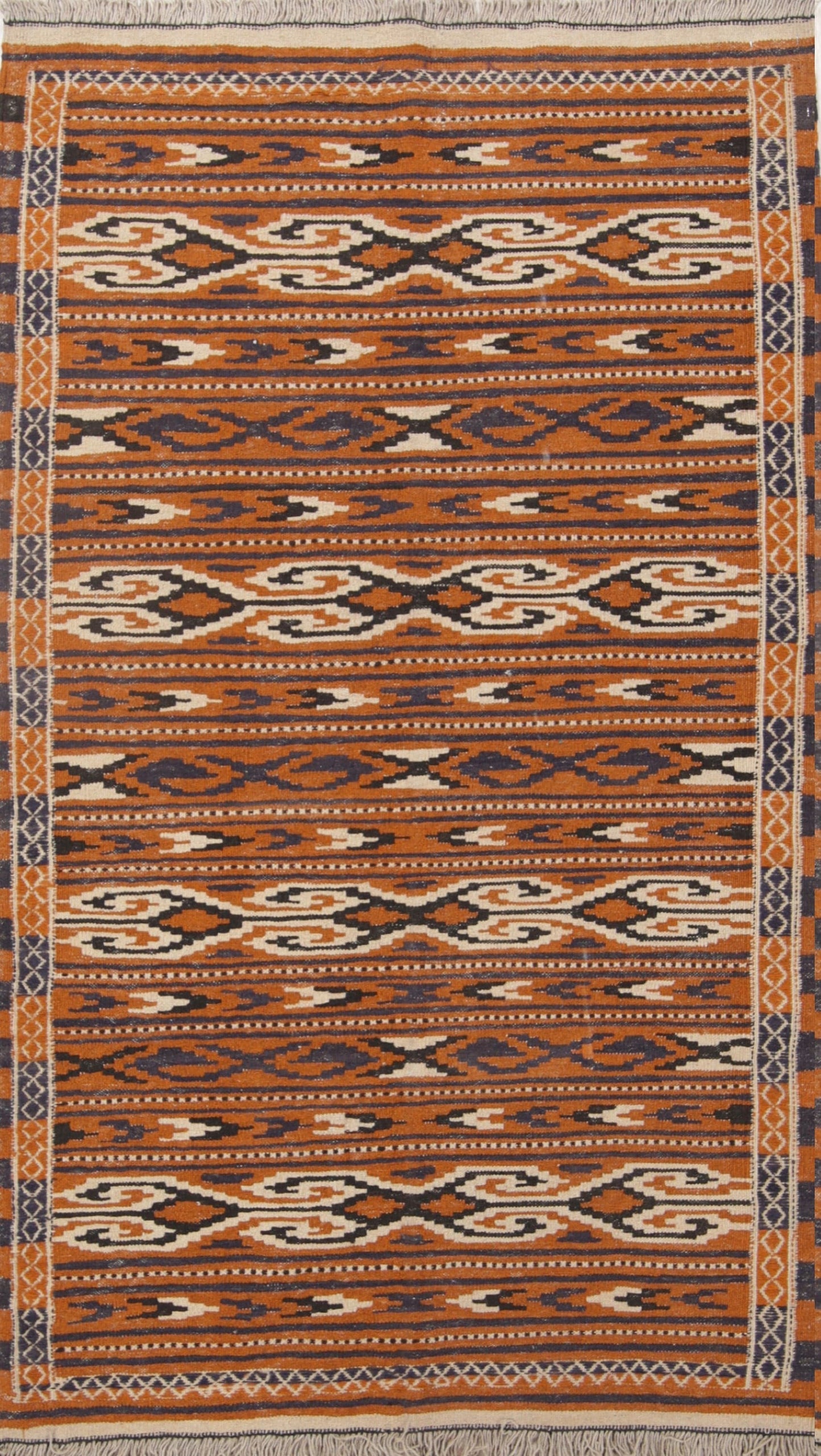 Geometric Kilim Balouch Persian Area Rug  4x6